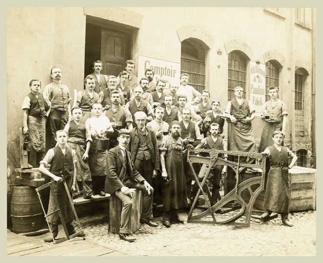 Schimmel Factory History Photo